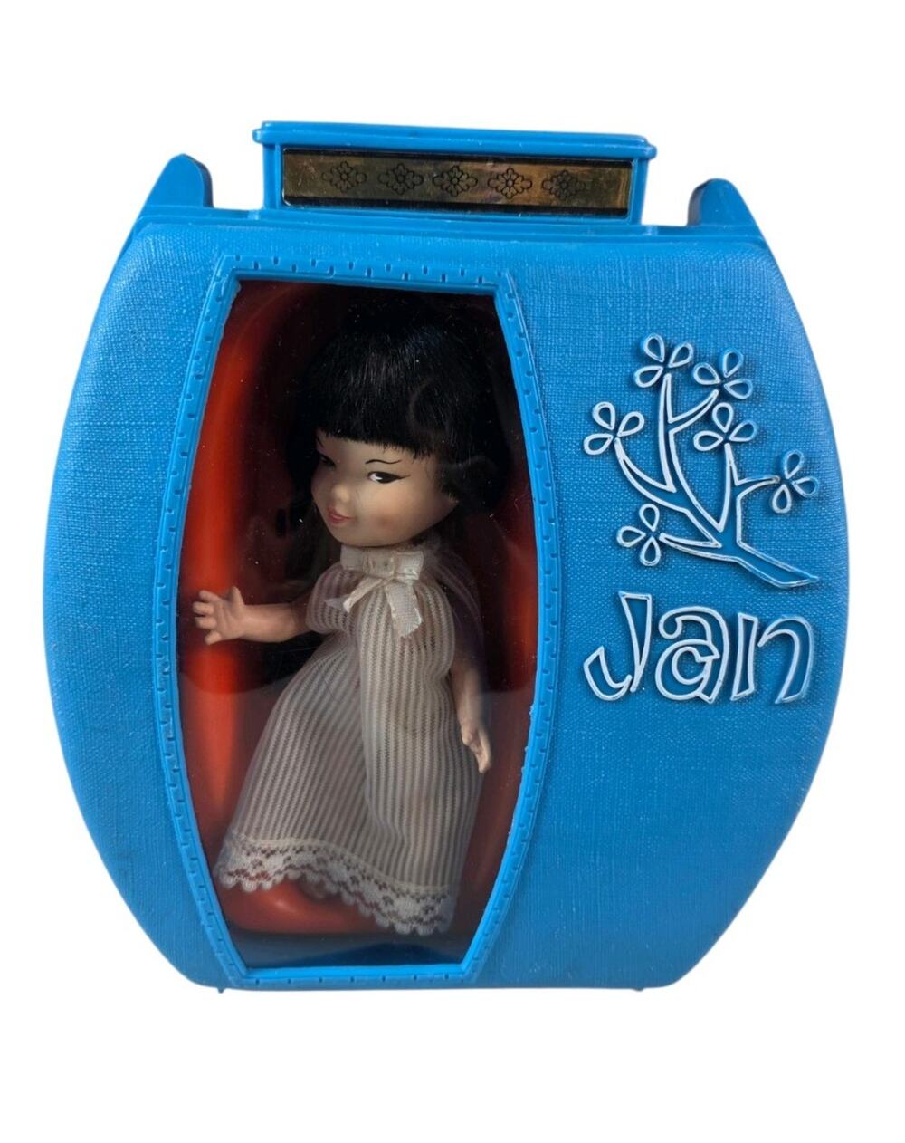 VINTAGE JAN POCKET BOOK DOLL IN PURSE REMCO 1960'S U.S.A.